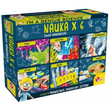 Lisciani Zestaw naukowy I&ampamp039M A Genius Nauka x 6