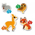 Clementoni Puzzle Moje Pierwsze Puzzle - Leśne zwierzęta
