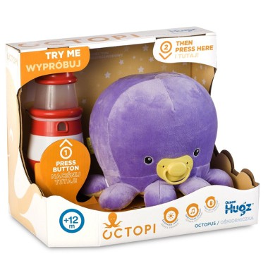 TMTOYS PLUSZAK OCEAN HUGZZZ OŚMIORNICZKA + LATARNIA MORSKA