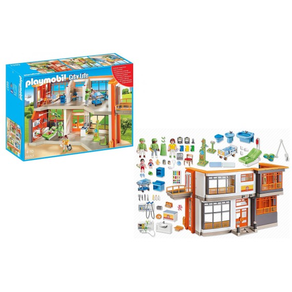 PLAYMOBIL KLOCKI SZPITAL DZIECIĘCY Z WYPOSAŻENIEM 6657