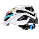 KASK ROWEROWY METEOR SHIMMER L 58-61cm BIAŁY