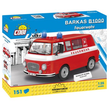 CobiKlocki Klocki Youngtimer Barkas B1000 Feuerwehr 151 elementów