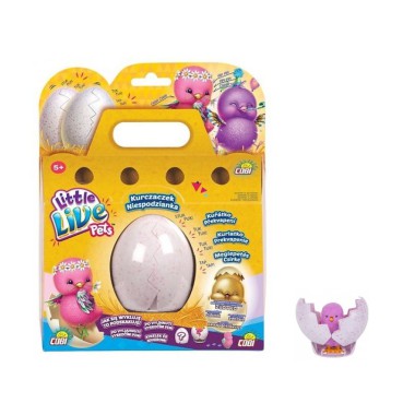 COBI Little Live Pets Kurczaczek niespodzianka różowy
