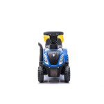 COIL Jeździk pchacz chodzik traktor New Holland z przyczepką dla dzieci niebieski