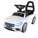 COIL Jeździk Chodzik Pchacz Mercedes S65 AMG biały dla dzieci (światła LED)