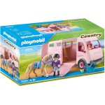 Playmobil Transporter Koni 71237 zestaw klocki Playmobil Transporter Koni 71237 zestaw klocki