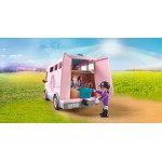 Playmobil Transporter Koni 71237 zestaw klocki Playmobil Transporter Koni 71237 zestaw klocki