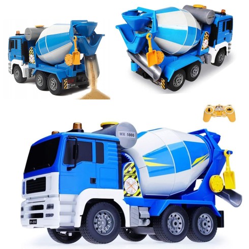 COIL Zdalnie sterowany samochód Betoniarka ciężarówka MAN Auto RC pilot pojazd niebieski COIL Zdalnie sterowany samochód Betoniarka ciężarówka MAN Auto RC pilot pojazd niebieski