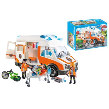 Playmobil Karetka Pogotowie Ambulans Światło Dźwięk 70049