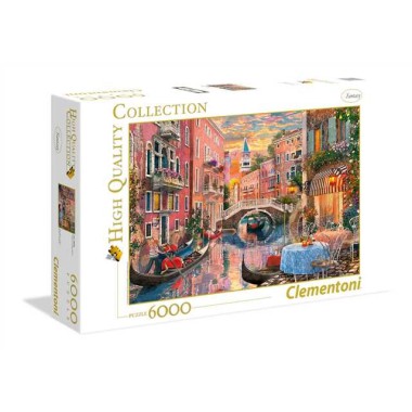 CLEMENTONI Puzzle 6000 elementów High Quality Zachód słońca nad Wenecją