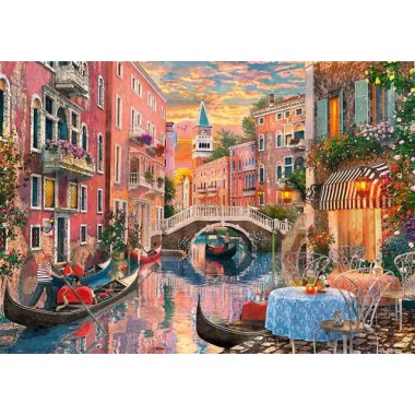 CLEMENTONI Puzzle 6000 elementów High Quality Zachód słońca nad Wenecją
