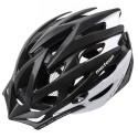 KASK ROWEROWY METEOR MV29 UNREST L 58-61 CM CZARNY/BIAŁY
