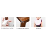 Lionelo Linn Plus Krzesełko do karmienia beige