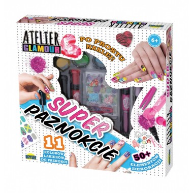 Dromader Zestaw do manicure Atelier Glamour - Super paznokcie