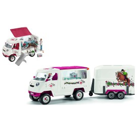 SCHLEICH MOBILNA LECZNICA DLA ZWIERZĄT ZE ŹREBIĘCIEM RASY HANOWERSKIEJ 42370