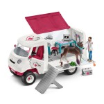 SCHLEICH MOBILNA LECZNICA DLA ZWIERZĄT ZE ŹREBIĘCIEM RASY HANOWERSKIEJ 42370