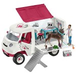 SCHLEICH MOBILNA LECZNICA DLA ZWIERZĄT ZE ŹREBIĘCIEM RASY HANOWERSKIEJ 42370