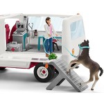 SCHLEICH MOBILNA LECZNICA DLA ZWIERZĄT ZE ŹREBIĘCIEM RASY HANOWERSKIEJ 42370