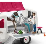 SCHLEICH MOBILNA LECZNICA DLA ZWIERZĄT ZE ŹREBIĘCIEM RASY HANOWERSKIEJ 42370