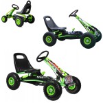 COIL Gokart na pedały duży koła pompowane dla dzieci hamulec super prezent Formuła 1 zielony COIL Gokart na pedały duży koła pompowane dla dzieci hamulec super prezent Formuła 1 zielony