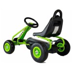 COIL Gokart na pedały duży koła pompowane dla dzieci hamulec super prezent Formuła 1 zielony COIL Gokart na pedały duży koła pompowane dla dzieci hamulec super prezent Formuła 1 zielony