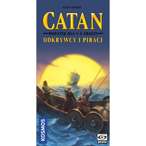 Galakta Gra Catan Odkrywcy i Piraci - dodatek dla 5/6 Galakta Gra Catan Odkrywcy i Piraci - dodatek dla 5/6