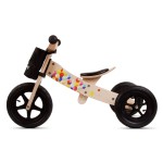 Sunbaby Rowerek biegowy drewniany 2w1 Twist Cubic Black Edition