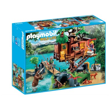 Playmobil Klocki Konstrukcyjne Przygoda z domkiem na drzewie 5557