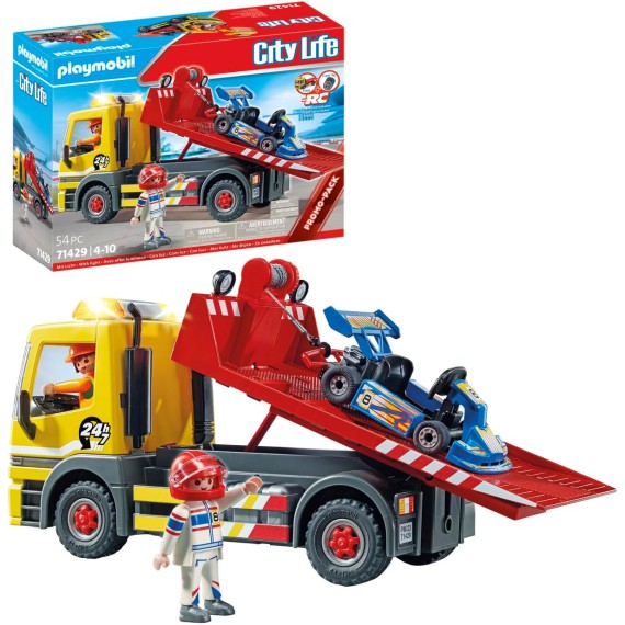 Playmobil Pomoc drogowa holownik RC zestaw klocki 71429