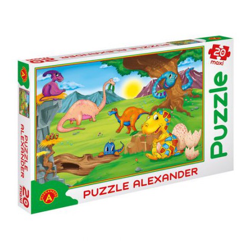 ALEXANDER PUZZLE 20 ELEMENTÓW MAXI DINOZAURY