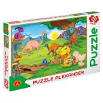 ALEXANDER PUZZLE 20 ELEMENTÓW MAXI DINOZAURY