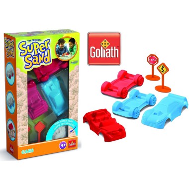 GOLIATH SUPER SAND FOREMKI + PRÓBKA PIASKU CARS SAMOCHODY GO-83241