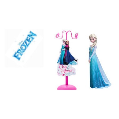 FROZEN KRAINA LODU DREWNIANY WIESZAK NA BIŻUTERIĘ