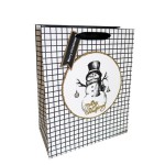 INCOOD TORBY PREZENTOWE 26cm x 32cm CZARNO-BIAŁE