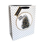 INCOOD TORBY PREZENTOWE 26cm x 32cm CZARNO-BIAŁE
