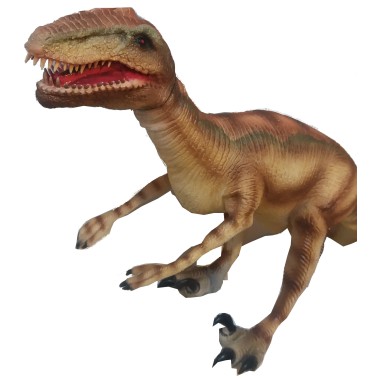 DINOZAUR VELOCIRAPTOR 97 cm GUMOWY JAK ŻYWY NO-21280