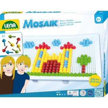 Lena Mozaika Zamek 200 elementów 10 mm