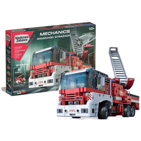 Clementoni Mechanics Samochód Strażacki nauka i zabawa Clementoni Mechanics Samochód Strażacki nauka i zabawa