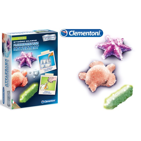 CLEMENTONI Fluorescencyjne Kryształy (60584)