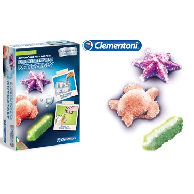 CLEMENTONI Fluorescencyjne Kryształy (60584)