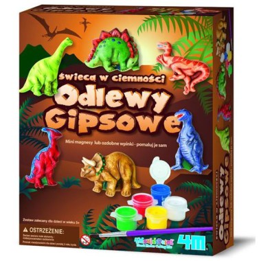 4M Odlewy Gipsowe. Dinozaury