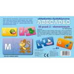 ADAMIGO Układanka puzzlowa Abecadło