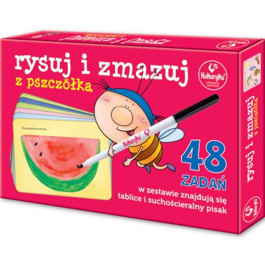 PROMATEK Rysuj i zmazuj z Pszczółką
