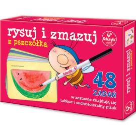 PROMATEK Rysuj i zmazuj z Pszczółką