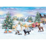Playmobil Kalendarz adwentowy 71345 konie świąteczny kulig Playmobil Kalendarz adwentowy 71345 konie świąteczny kulig