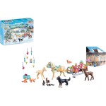 Playmobil Kalendarz adwentowy 71345 konie świąteczny kulig Playmobil Kalendarz adwentowy 71345 konie świąteczny kulig