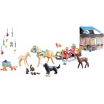 Playmobil Kalendarz adwentowy 71345 konie świąteczny kulig Playmobil Kalendarz adwentowy 71345 konie świąteczny kulig