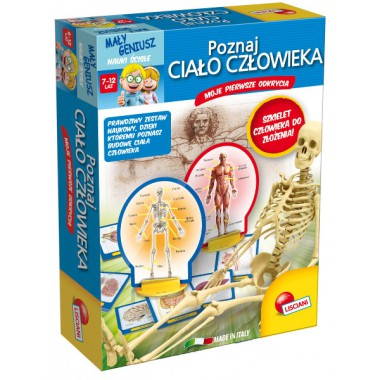 LISCIANIGIOCHI MAŁY GENIUSZ POZNAJ CIAŁO CZŁOWIEKA