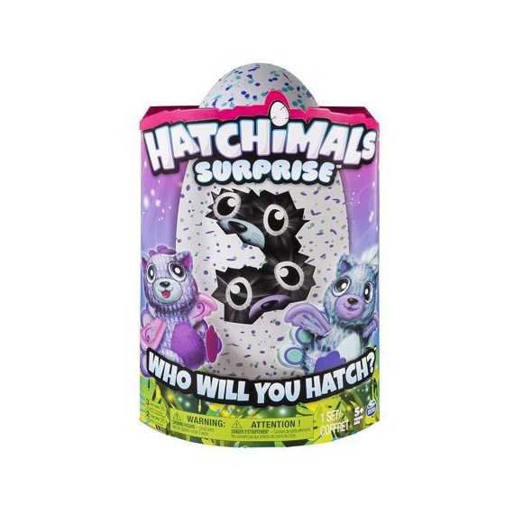 SpinMaster Jajko HATCHIMALS Suprise Kotek