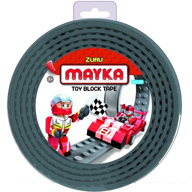 MAYKA Taśma do układania klocków szara 2m 2 rzędy